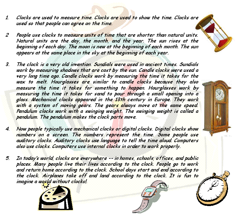 AVANZADO 5 Lesson Reading Comprehension 5 Lesson Reading