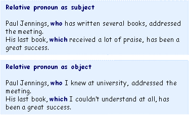 Avanzado 4 Lesson Non Defining Relative Clauses 4 Lesson Non Defining Relative Clauses